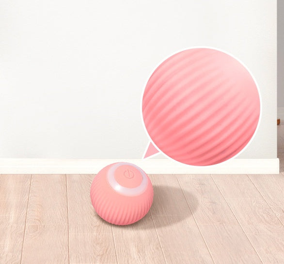 Smart self-rolling cat ball toy