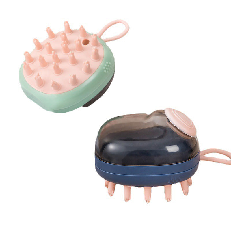 Shampoo bath brush – refillable shampoo chamber