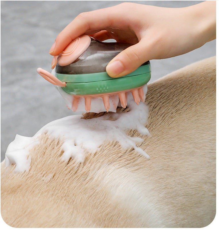 Shampoo bath brush – soft silicone bristles
