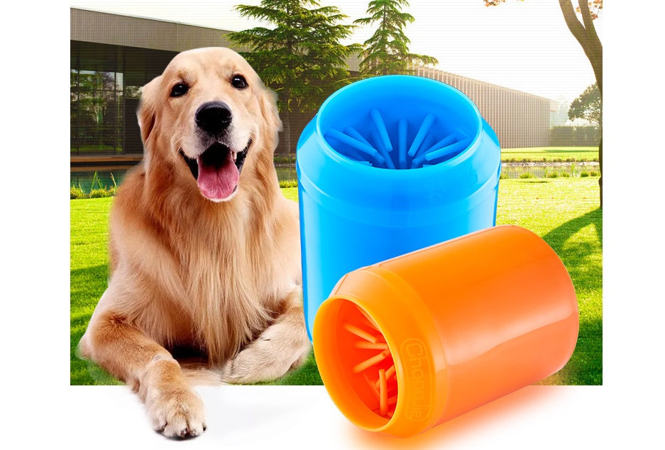 Paw washing cup for dogs – colour options