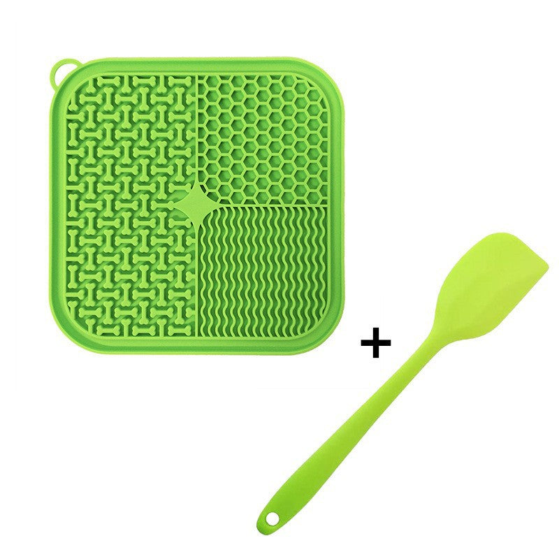 Calming lick mat for dogs and cats with suction base