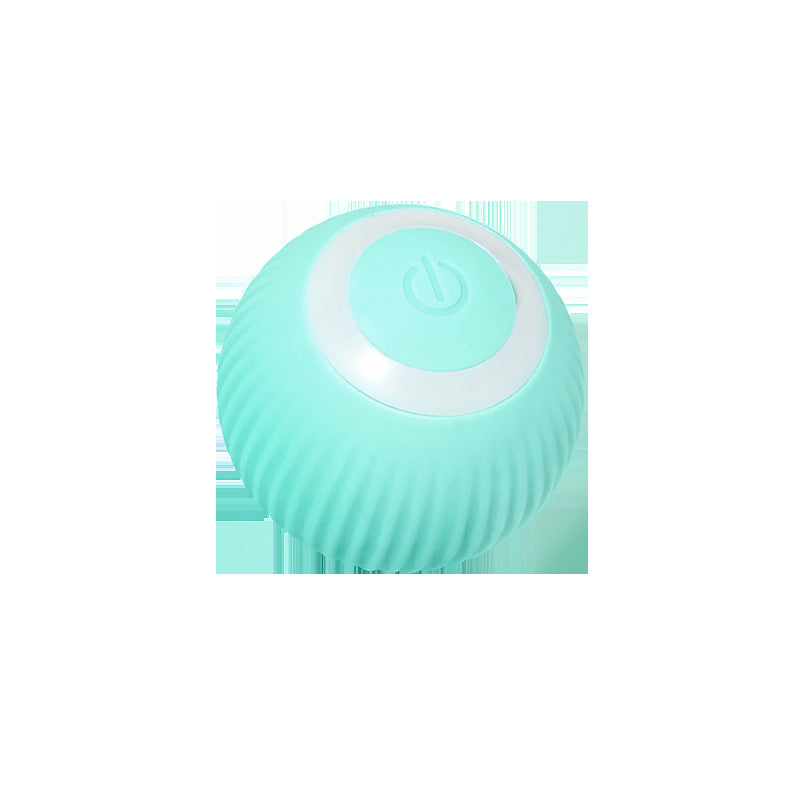 Smart rolling cat ball – green and pink set