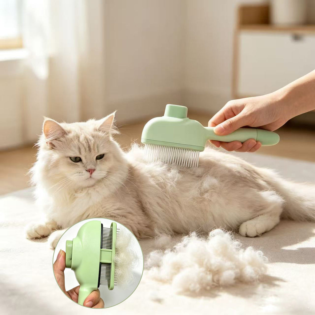 Massage grooming comb for dogs and cats