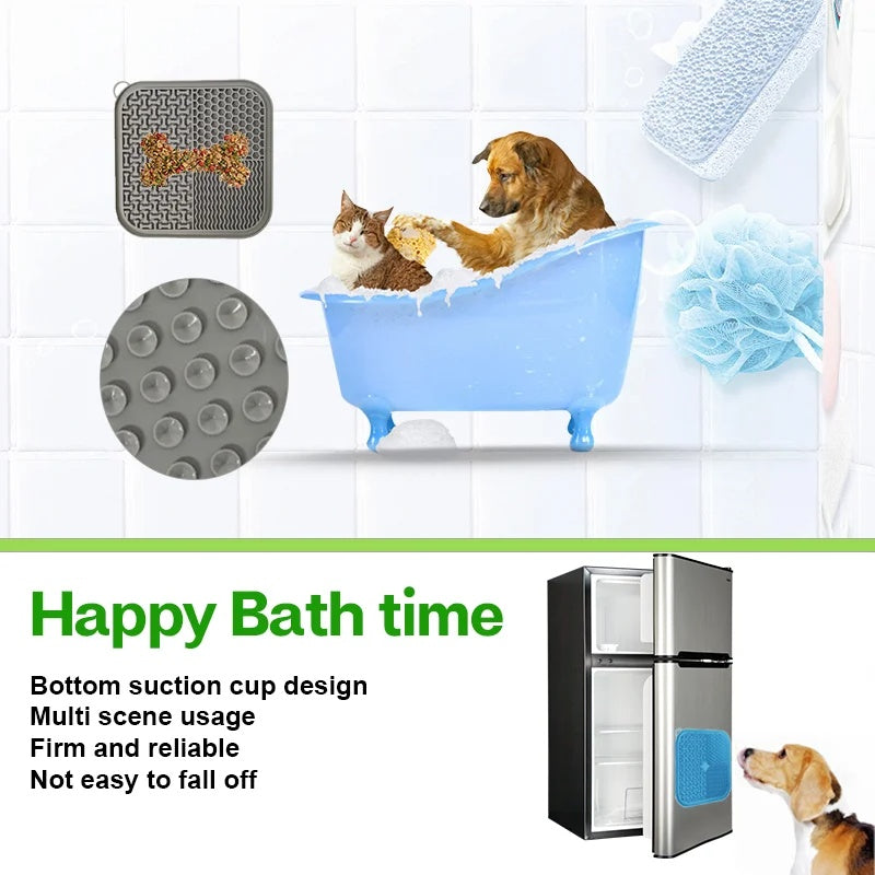 Calming lick mat – detail view